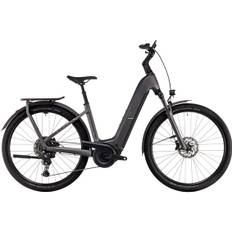 Kathmandu Hybrid Pro 800 Easy-Entry Electric Hybrid Bike - Slap Grey/Chrome (2025)