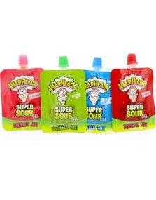 32 St Warheads Extreme Sour Squeeze Me Gel 20 Gram - Blandade Smaker - Hela Lådan