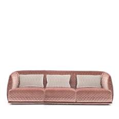 Moroso Redondo 3 pers sofa - Roxana Velour - Flaskegrøn