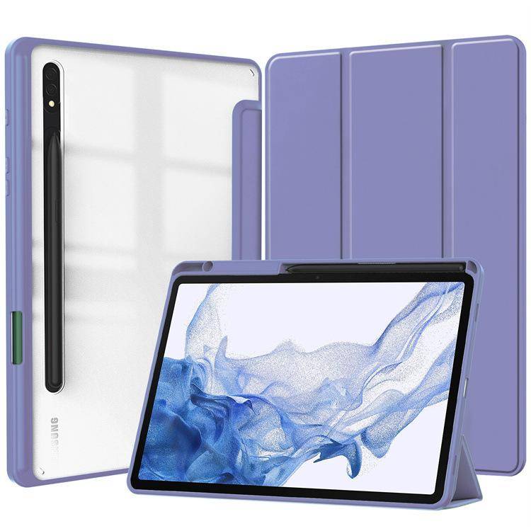 För Samsung Galaxy Tab S8 S9 Ultra 14,6 tum Fodral Stötsäkert skal För Galaxy Tab S7 FE/S8+ S9 Plus A8 S6 Lite Tablet Flip Fodral