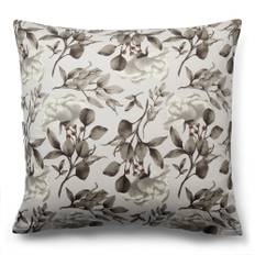 Kuddfodral 60x63 cm - 100% mjuk bomullssatin - Blossom white - By Night - Grå (60x63 cm)