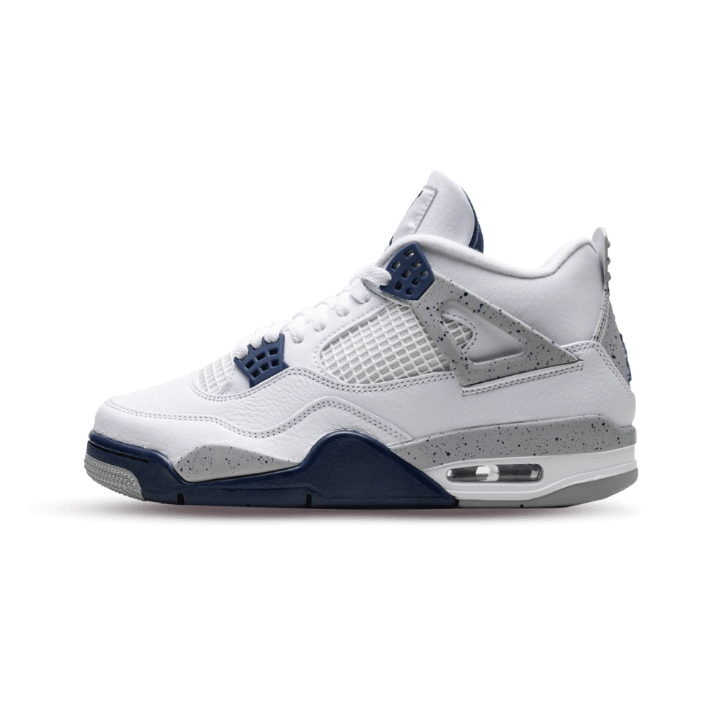 Air Jordan 4 Retro White Midnight Navy - 42.5