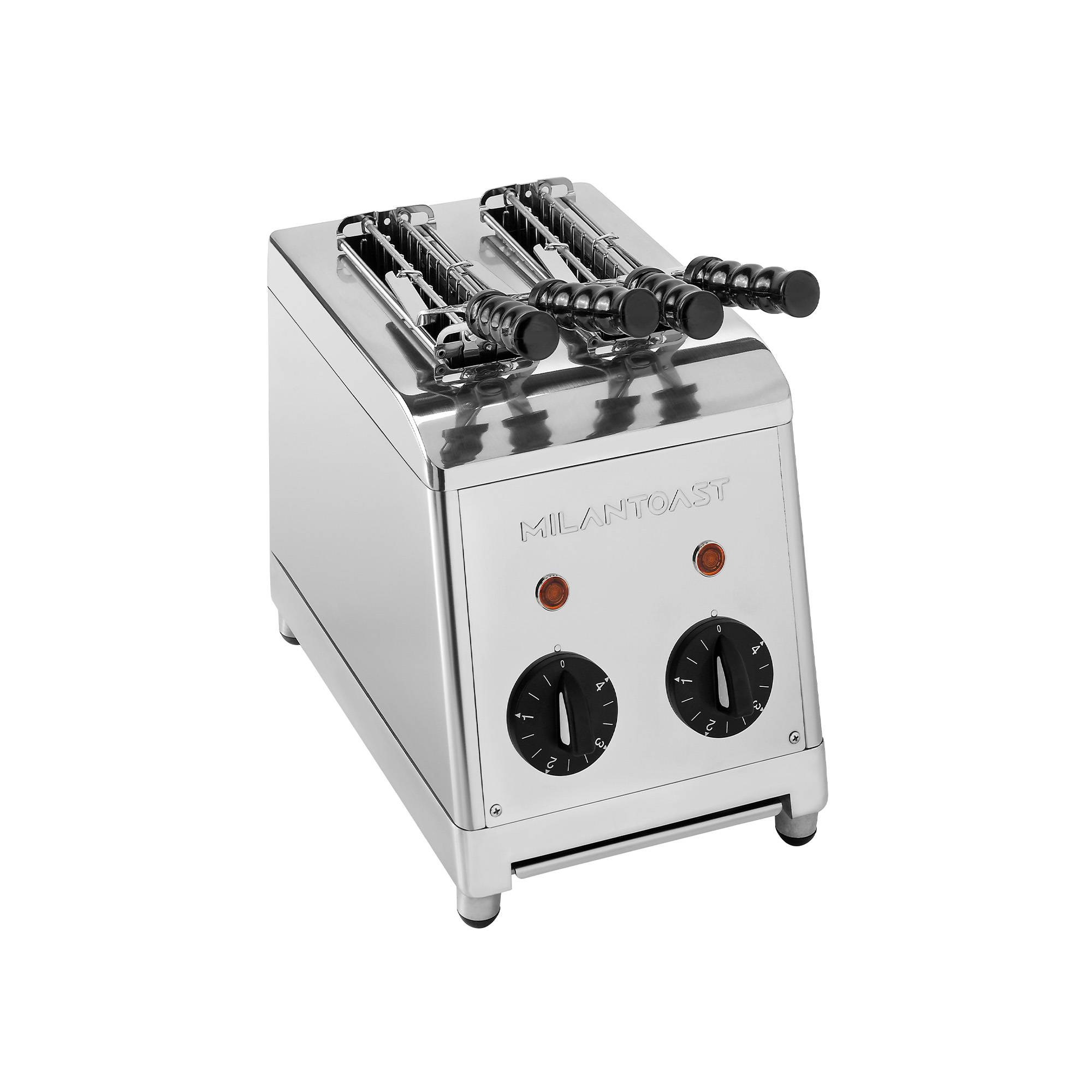 Milantoast - Classic Sandwich Toaster - Inox - Brødristere - Sølv