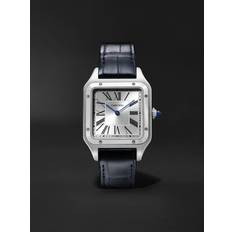 Cartier - Santos-Dumont 31.4mm Large Steel and Alligator Watch, Ref. No. WSSA0022 - Men - Silver