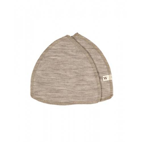Amningsinlägg I 100% Ekologisk Merinoull, 1 Set, Oeko-texÂ® Beige Melange Medium (ca. 15 Cm I Diameter)