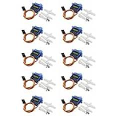 LOLPALONE SG90 Mini Gear Mini Servo 9G 1,6KG Mini för RC 250 450 Flygplan Helikopter Bil Fordon Båtmodeller Reservdelar