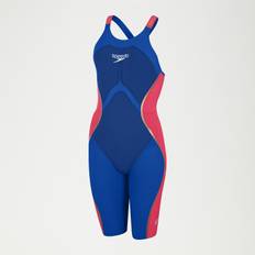 Womens Fastskin LZR Pure Intent Openback Kneeskin Blue/Red