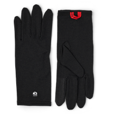 Hestra Merino Wool Liner Long 5 finger Black