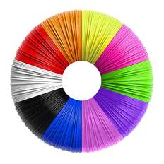 3D Stift Filament PLA 1,75 mm,3D Pen Filament,10 Farben, je 5M, 3d Stift Farben Nachfüllpacks 3D Stift Zubehör Filament Kompatibel mit 3D Drucker stift