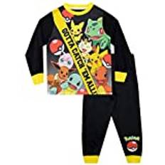 Pokemon Pyjamas för pojkar, svart, 116 cm