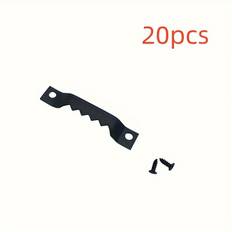 TEMU 20/50pcs Small Sawtooth Picture Hangers Steel Picture Hanging Picture Frames Hangers With Screws Picture Hang Solutions, For Hanging Clock Paintings Artwork Picture Photos (black)