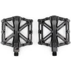 1 par mtb mountainbike cykling aluminiumlegering ultralätta halkskydd pedaler cykeltillbehör reservdelar - Svart
