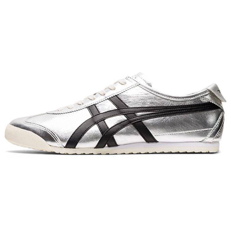 Onitsuka Tiger Mexico 66 Pure Silver Black Unisex Sneakers 1183B566-020 cm