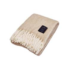 Savoie Herringbone pläd sand - Beige (B: 130 x L: 170 cm)