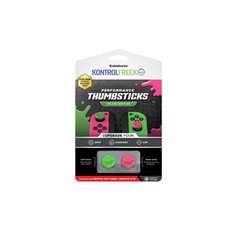 KontrolFreek Splash Green/Pink Kit - Switch - Thumbstick Covers - Nintendo Switch
