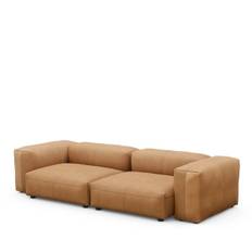 Vetsak Two Seat Sofa - Medium - Brown Leather
