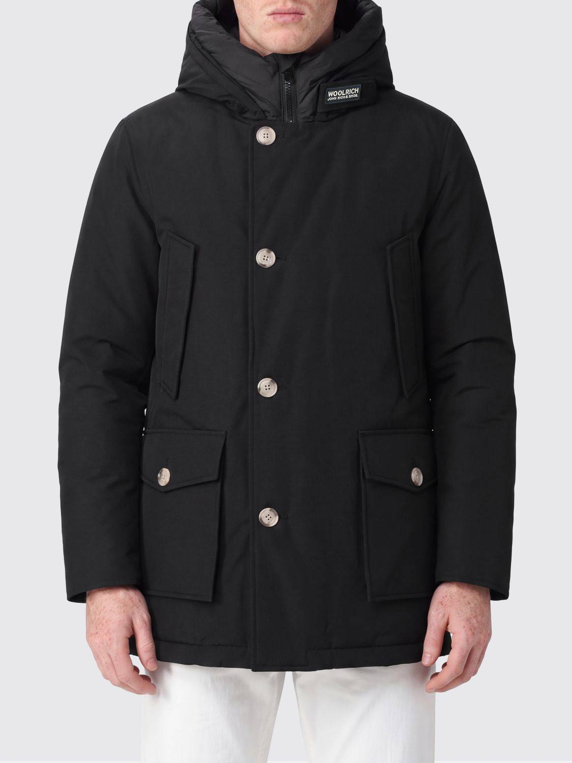 WOOLRICH Arctic Parka aus technischem Gewebe mit gepolsterter Kapuze