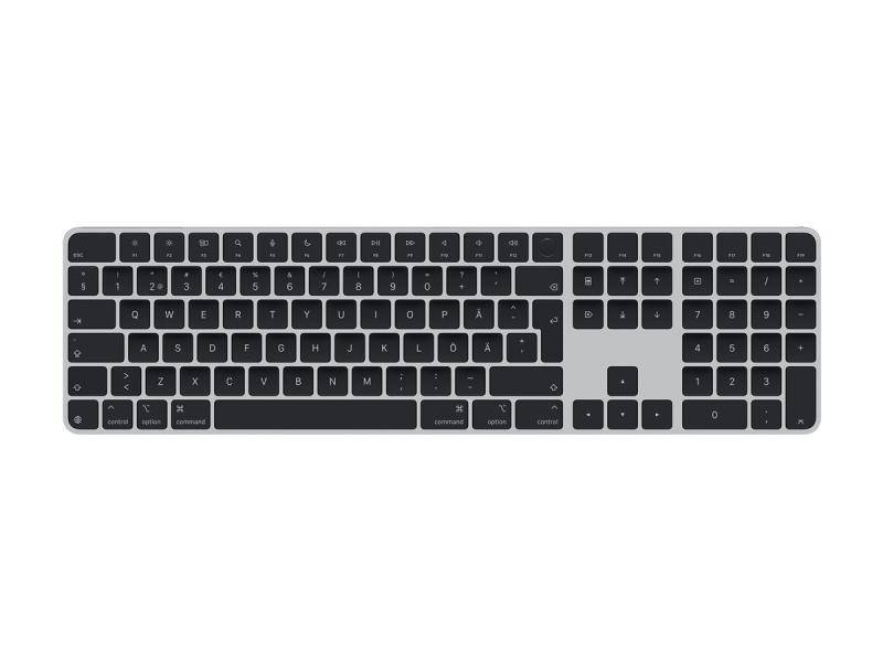Apple Magic Keyboard med Touch ID och Numeric Keypad SVE Svart