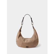Osprey London Osprey London Natural The Phoenix Suede Hobo Bag