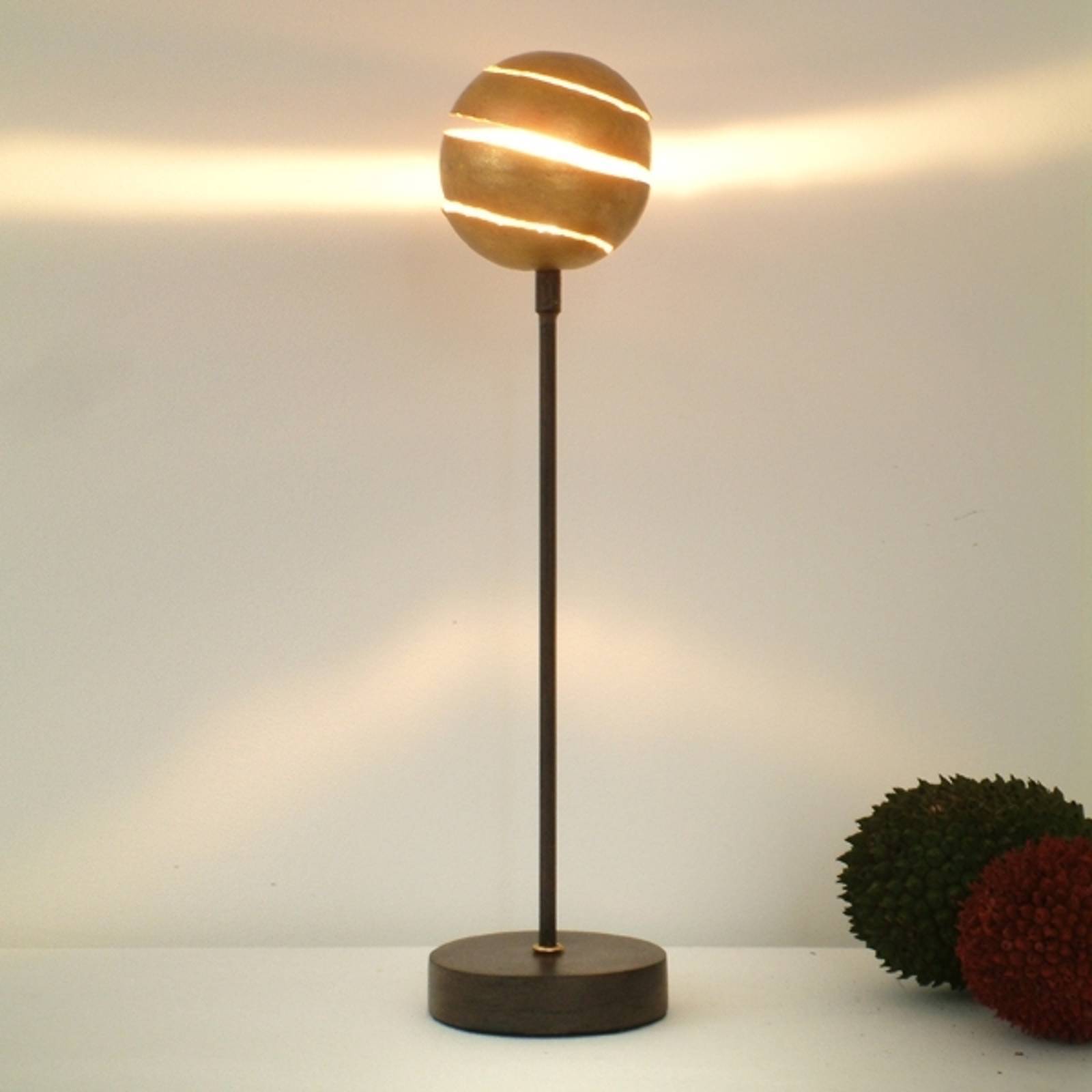 Holländer Bordslampa KUGELBLITZ, Mässing / guld, Vardagsrum / matsal, Metall, Modern, Bordslampa