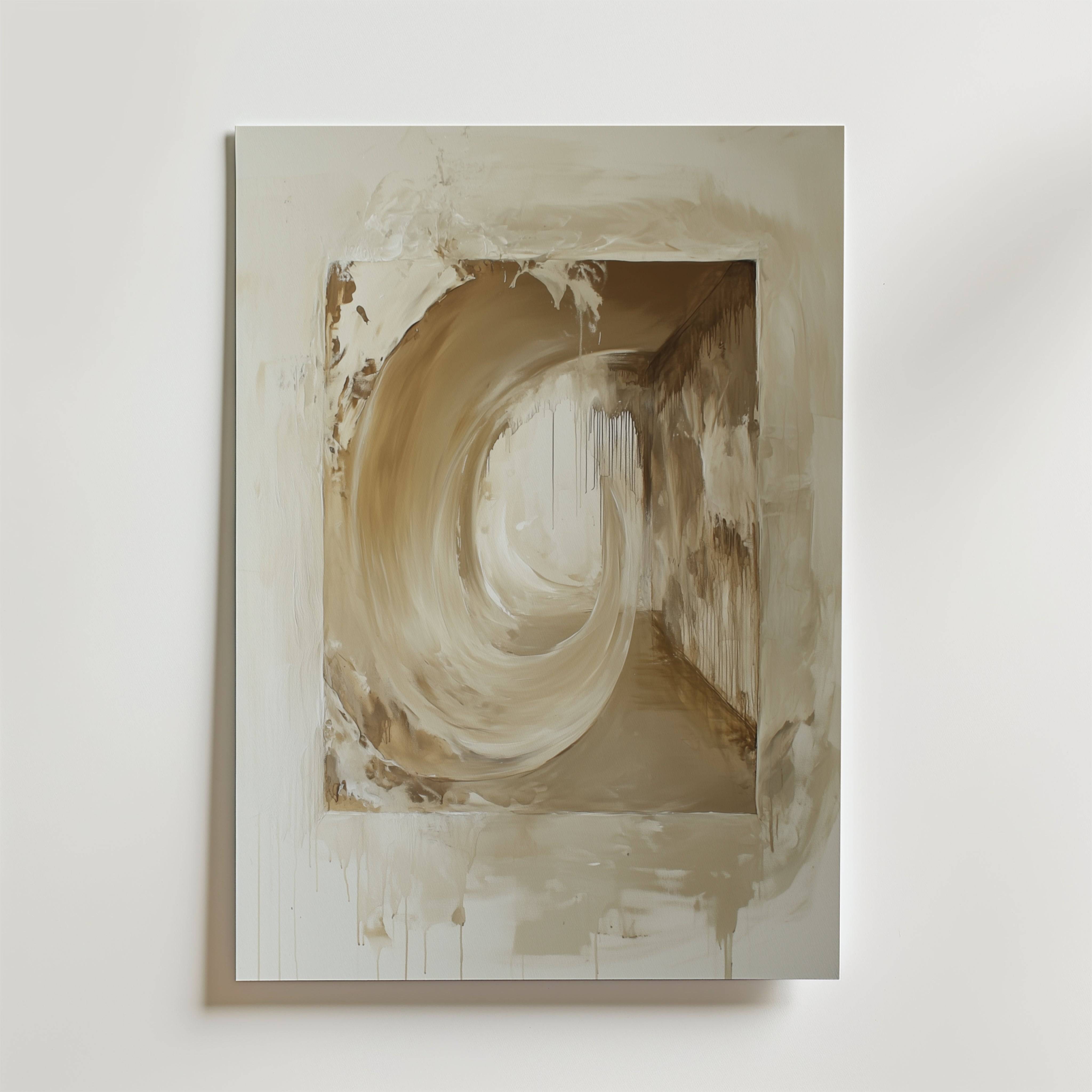 Abstract Passage Poster - Fine Art Poster 30x40 cm
