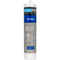 Sanitetssilikon Novipro Premium 300 ml: Vit