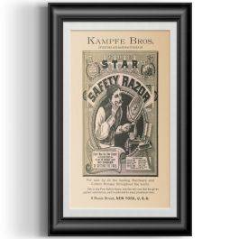 Barba Prints - Kampfe Bros Star Safety Razor A4