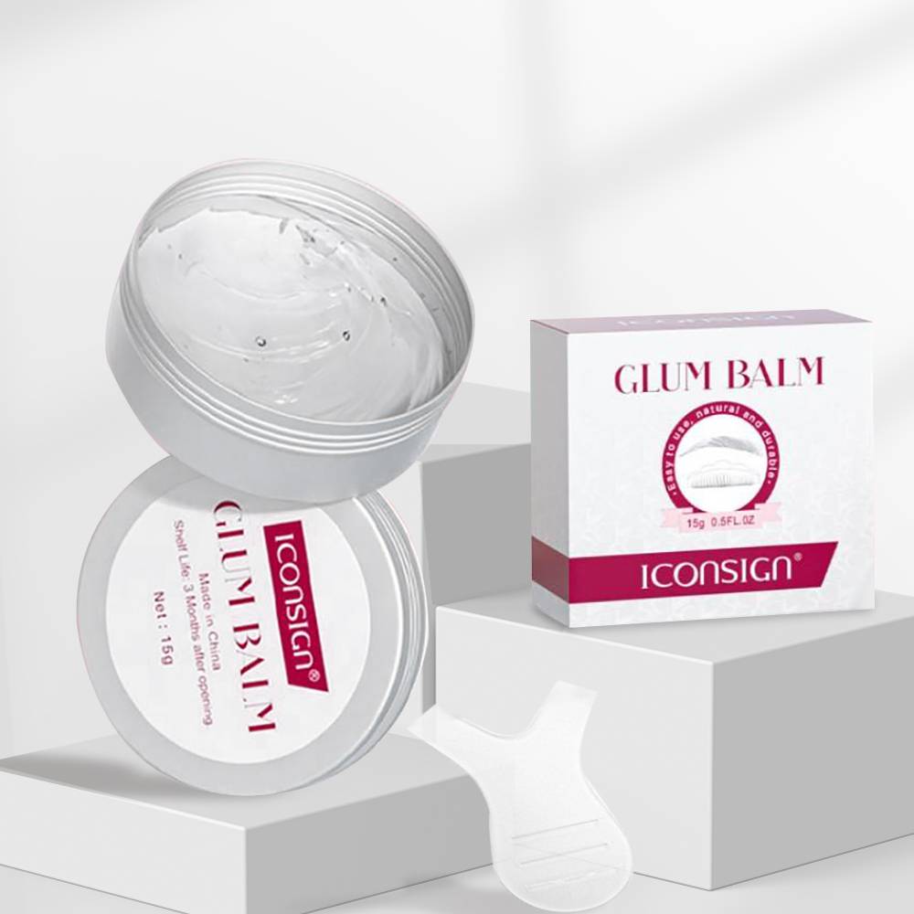 ICONSIGN Lash Glue Balm For Lash Lifting Fast Fixing Shape Eyelash Brow Lashes Lift Waterproof Wax Beauty Makeup Tools