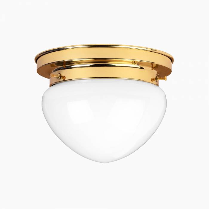 Plafond Ulm mässing med konglas