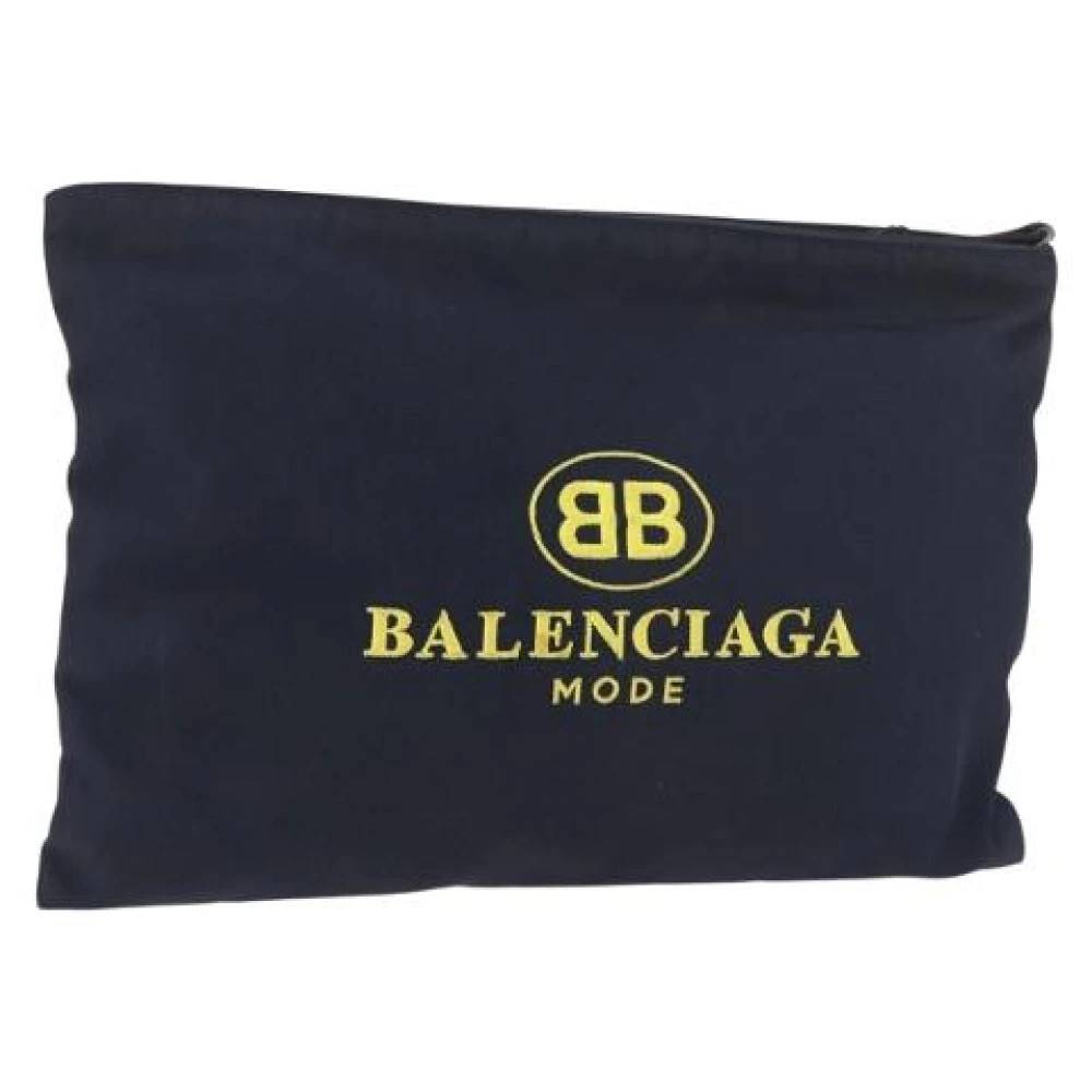 Balenciaga Vintage Pre-owned Vintage Clutch Taske - Vintage - Dame - Sort - ONE SIZE - Nylon