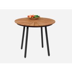 Havebord Eva Teak 90 cm Sort/Teak