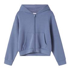 Name It Sweatcardigan - NkfOlinda - Blue Ice - Name It - 7-8 år (122-128) - Cardigan