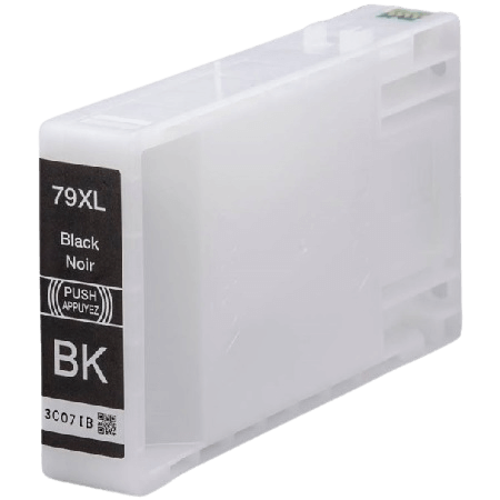 C13T79014010 Epson 79 sort XL Printerpatron - 62 ml. - Kompatibel