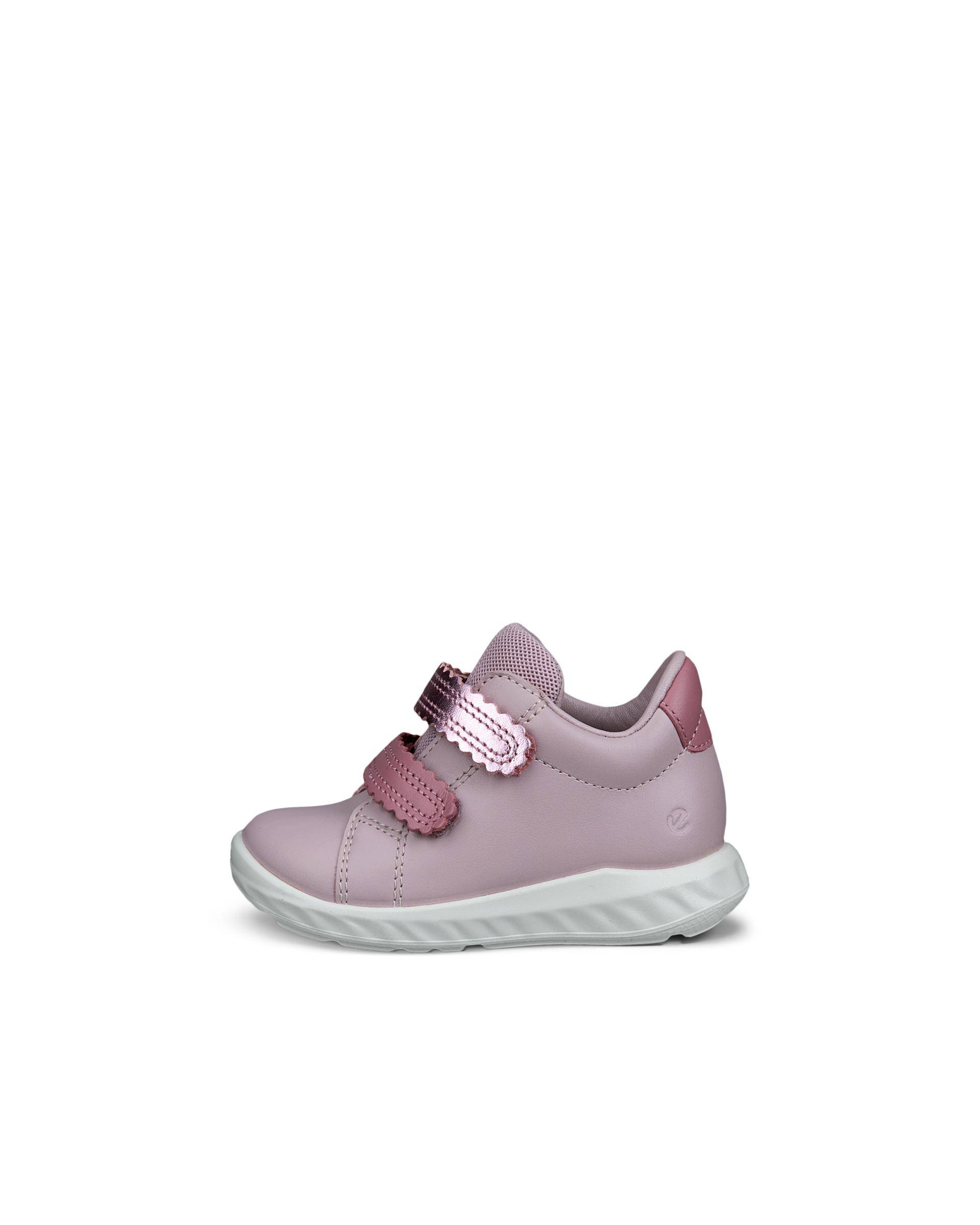 ECCO SP.1 LITE INFANT - Sneakers i læder med velcro remme til børn - Pink - 20