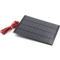 1pc x 12v 167ma med 100cm förlängningstrådar solpanel polykristallint silikon gör-det-själv batteriladdare liten mini solcellskabel leksak