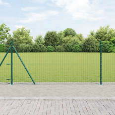 Euro hegn med 7 flangede støtter 0.8x10 m galvaniseret stål