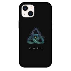 Dark Phone Case For iPhone Samsung Galaxy Pixel OnePlus Vivo Xiaomi Asus Sony Motorola Nokia - Dark Netflix Series Logo Illustration Art On Black Background