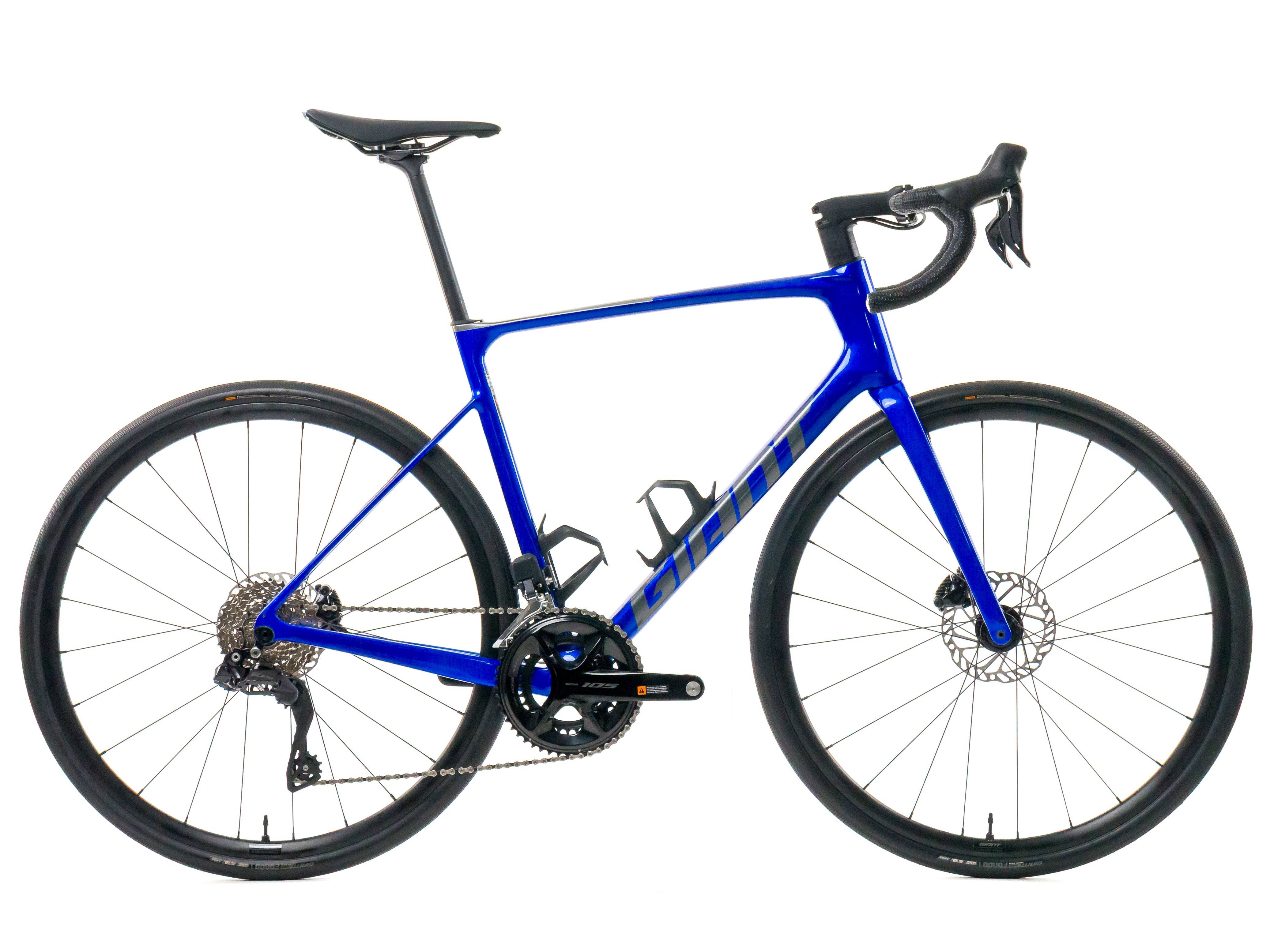 Giant Defy Advanced 1 2024 - Shimano 105 Di2 2x12sp - Giant PR2 - 002 / ml / blue-grey (ml)