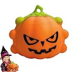 Halloween Mochi Squishy Toys | Halloween-fest gynnar Mochi Squishy Toy med färgglada ljus | Halloweenfest gynnar Goodie Treat Bag Filler Basket Stopffer Stressreliever