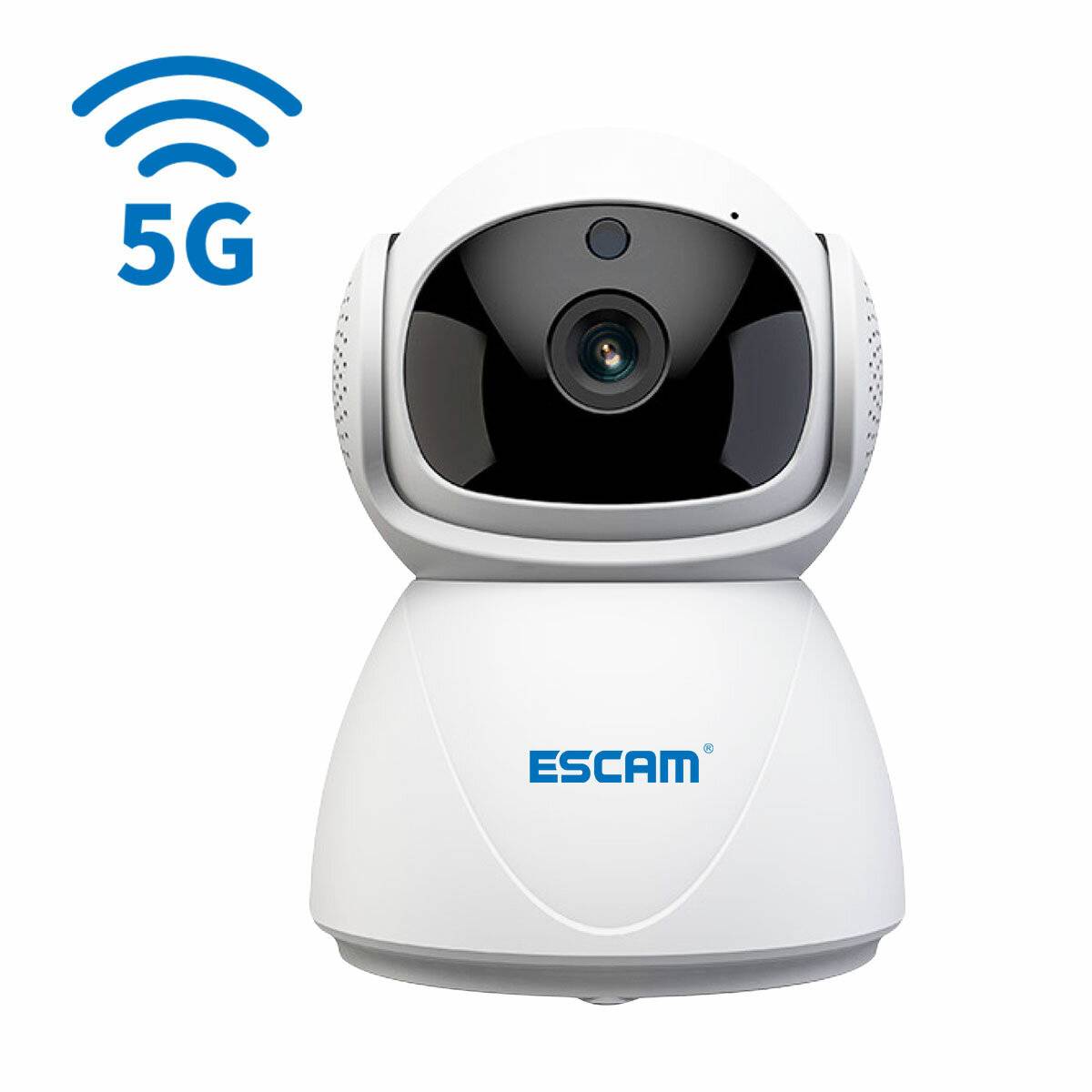 ESCAM PT201 1080P 2.4G 5G WIFI IP Kamera PT Automatisk Spårning Molnlagring Tvåvägsljud Smart Nattsynskamera