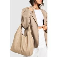 Tygväska I Vävt Tyg Med Ledig Passform, Beige - ONE SIZE