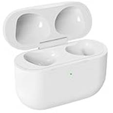 Compatible for AirPods 3rd Generation Charging Case, Wireless Charger Replacement Case for AirPods Case 3rd Gen with Bluetooth Pairing Sync Button, White(No Headphones)