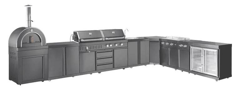 Black Collection - Fritstående udekøkken - Washington - Myoutdoorkitchen.