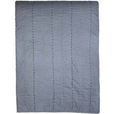 MOUD Home Senses Quiltet Sengetæppe 260x260 cm, Blå