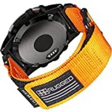 Armband für Garmin,Uhrenarmband Kompatibel mit Garmin superrobustes Nylon-Sportarmband für fēnix/Forerunner/Vivoactive/Approach/MARQ/quatix/D2 Series robustes Ersatzband für Männer