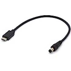 Tomost USB typ C till DC-kabel - USB-C hane till DC 5,5 x 2,5 hane strömkontakt för bord Apple ny Macbook Type C Male To DC Male