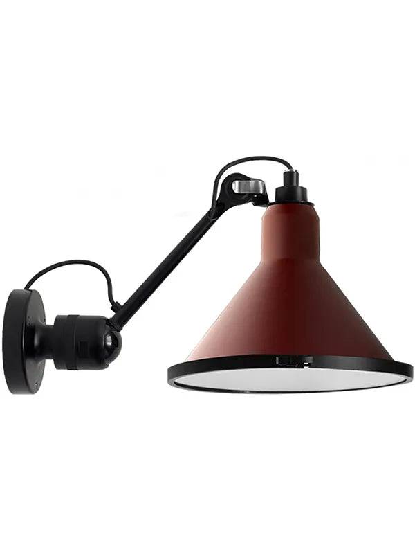 Nr. 304XL udendørs væglampe fra Lampe Gras Rød - conic skærm / Uden sensor - Jacobsen Plus