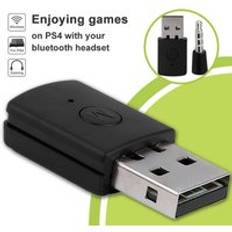 Kebidumei usb bluetooth dongle adapter för ps4 3.5mm bluetooth 4.0+ edr usb adapter för ps4 stabil prestanda bluetooth hörlurar