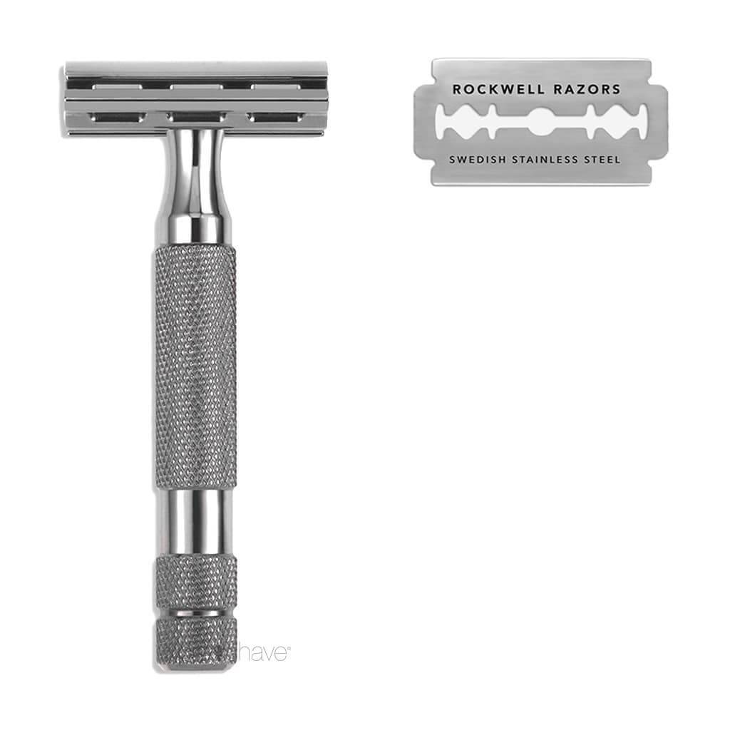 Rockwell Razors 2C Justerbar DE-Skraber, Gunmetal.