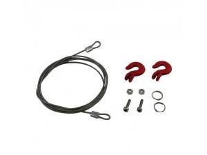 1/10 Scale RC Alloy Rope Chain and Hooks for Rock Crawler
